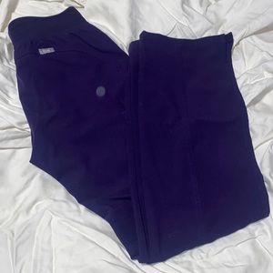 Figs KADE cargo scrub pants PURPLE